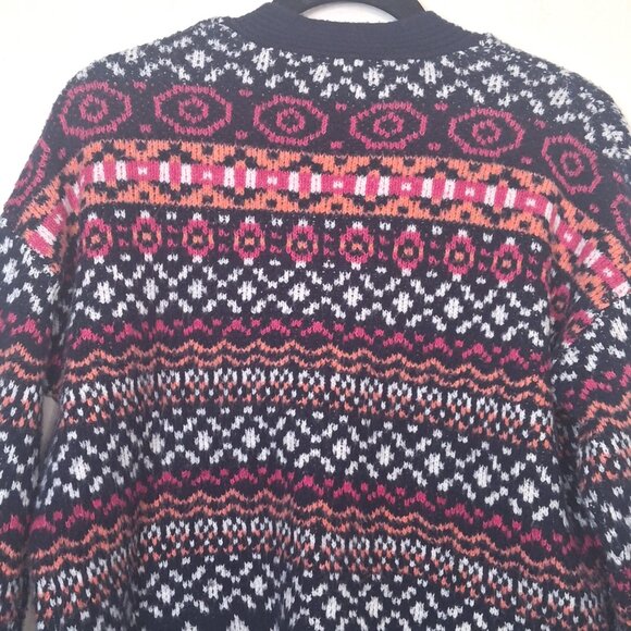 Cupcakes & Cashmere Fair Isle Cardigan Sz S Button Front Nordic Cabin Holiday - Picture 7 of 10